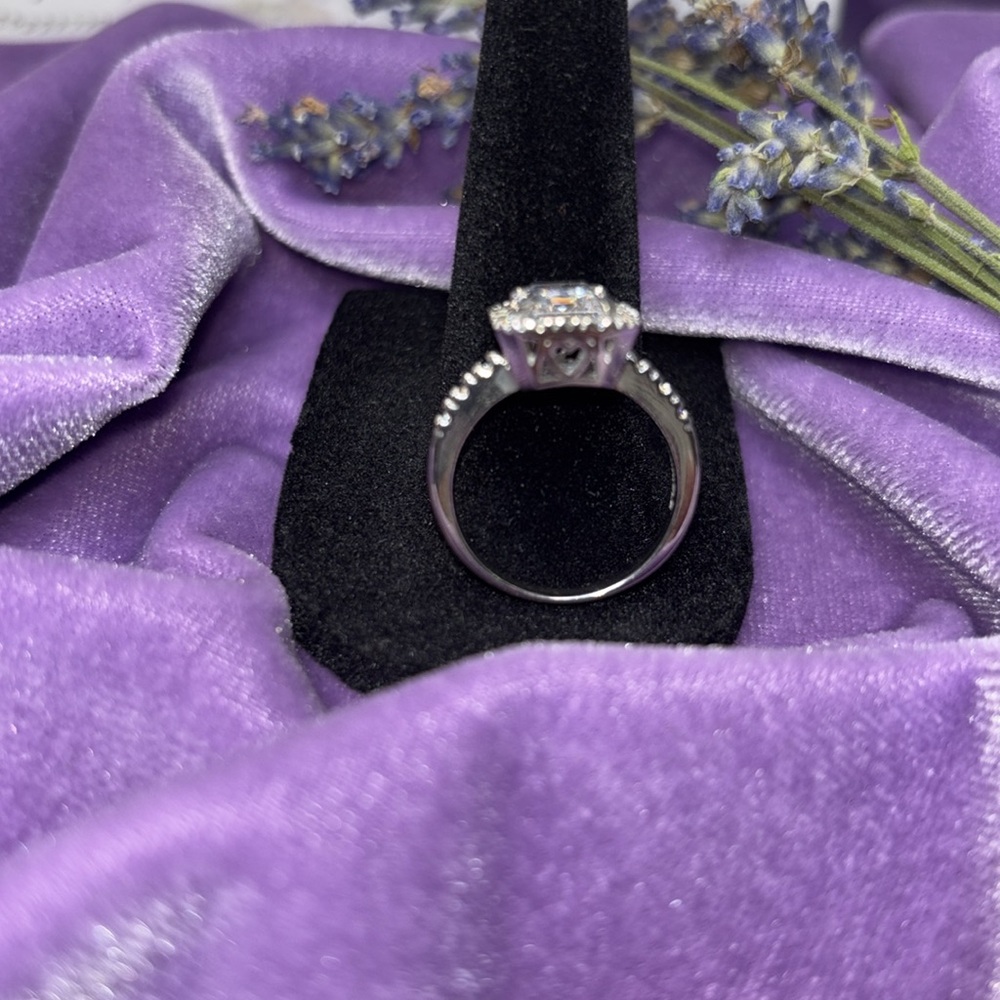 💍 ✈️ 💎 Exquisitely crafted! - Travel Ring Emerald cut Ring. So beautiful #EA39 - Picture 9 of 11